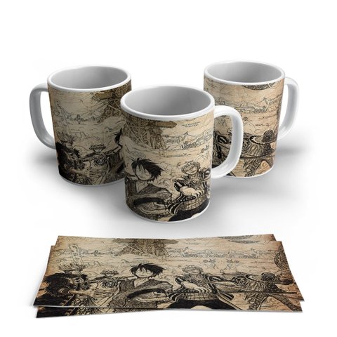 Caneca de Porcelana One Piece Modelo 050