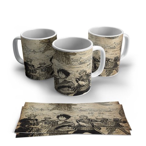 Caneca de Porcelana One Piece Modelo 050