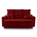 Ver imagem 5 de Sofá Retrátil e Reclinável 180cm Suede com Molas Espirais Europa King House