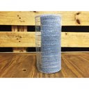 Ver imagem 2 de Kit Tela Decoração Natal Fita 15cmx5m Prata 4 Peças - Magizi