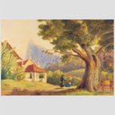 Ver imagem 2 de Quadro Debret Atrás Do Corcovado Tela No Chassi 45X30Cm