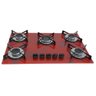 Cooktop Chapa 5bocas Ultra Chama 127/220v Mar Vermelho - 1