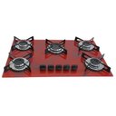 Ver imagem 1 de Cooktop Chapa 5bocas Ultra Chama 127/220v Mar Vermelho