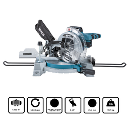 Serra Meia Esquadria 10'' 250mm Freio Eletrico 1800w com Disco Wesco Ws7172 - 2