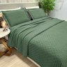 Cobre Leito Percal Toque de Pluma Luar Queen 3 Pçs Esmeralda - 2