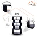 Ver imagem 4 de Sapateira Giratória Preta 20pares 95cm Alt-p/ Numero até 44