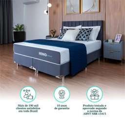 Colchão King Size D33 Connect com Massageador 25x193x203 Keiko Colchões - 13