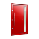 Ver imagem 1 de Porta Pivotante Alumínio Lambril Visione c/Pux.e.Elite Vermelho 240x120 Brimak