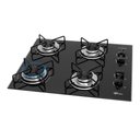 Ver imagem 2 de Cooktop a Gás Fischer 4 Bocas Fit Line Trempe Esmaltada Aramado Bivolt 36350