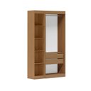 Ver imagem 2 de Guarda-Roupa Modulado sem Portas 2 Gavetas 4 Prateleiras Estante Versatille Yescasa