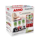 Ver imagem 2 de Liquidificador Arno Power Mix LQ10 700W 2L 4 Lâminas Zelkrom 3 Velocidades Preto 110V