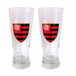 Kit 3 Copos Tulipa Cerveja Chopp Flamengo 300ml - 3