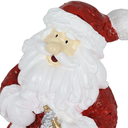 Ver imagem 5 de Figura Natalina Papai Noel Musico de Resina 18cm Bravadecor