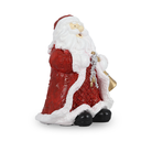 Ver imagem 2 de Figura Natalina Papai Noel Musico de Resina 18cm Bravadecor