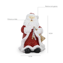 Ver imagem 6 de Figura Natalina Papai Noel Musico de Resina 18cm Bravadecor