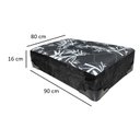 Ver imagem 3 de Cama Box Para Pet Suede Preto 16x80x90