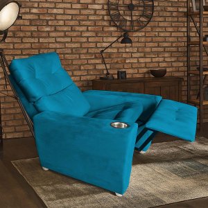 Poltrona do Papai e Mamae Magazine Turquesa