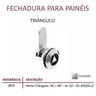 Fechadura 3f 2812z/l06 Fecho Triangulo Cromado - 2
