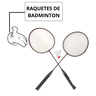 Jogo Badminton Kit 2 Raquetes 1 Peteca Conjunto Esportivo 3 Peças - 8