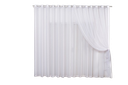 Ver imagem 1 de Cortina 4,00x2,30 Sala Quarto Cozinha Varão Voil Duplo: Branco