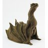 Estatueta Dragão Bebê  10cm altura - Toque 3D: Bronze - 2