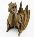 Ver imagem 3 de Estatueta Dragão Bebê  10cm altura - Toque 3D: Bronze