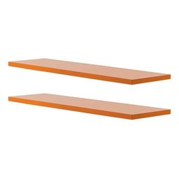 Kit 2 Prateleira Terracota Reta Lisa Suporte Invisível 70cm - 3