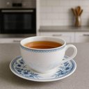 Ver mais imagens de Jogo 6 Xícaras com Pires 250ml Porcelana Decorada Tramontina Azzura Servir Café Chá