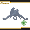 Ver imagem 4 de Suporte Mangueira Jardim CASAL PÁSSAROS BRANCO ALL STYLE