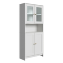 Ver imagem 4 de Torre Quente para Cozinha 84cm 4 Portas com Vidro AC4005 Branco - Decibal