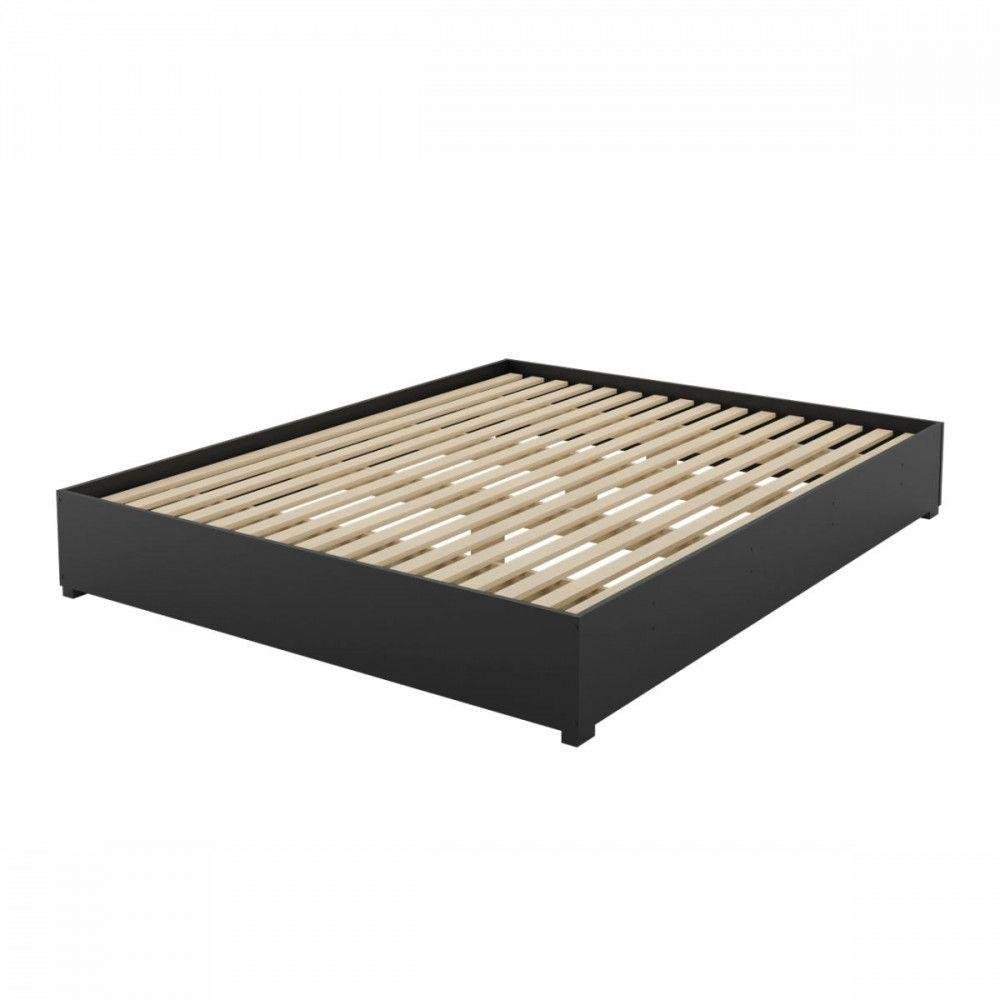 Base Cama Box Queen Imperatriz com Pés Preto Viero Preto