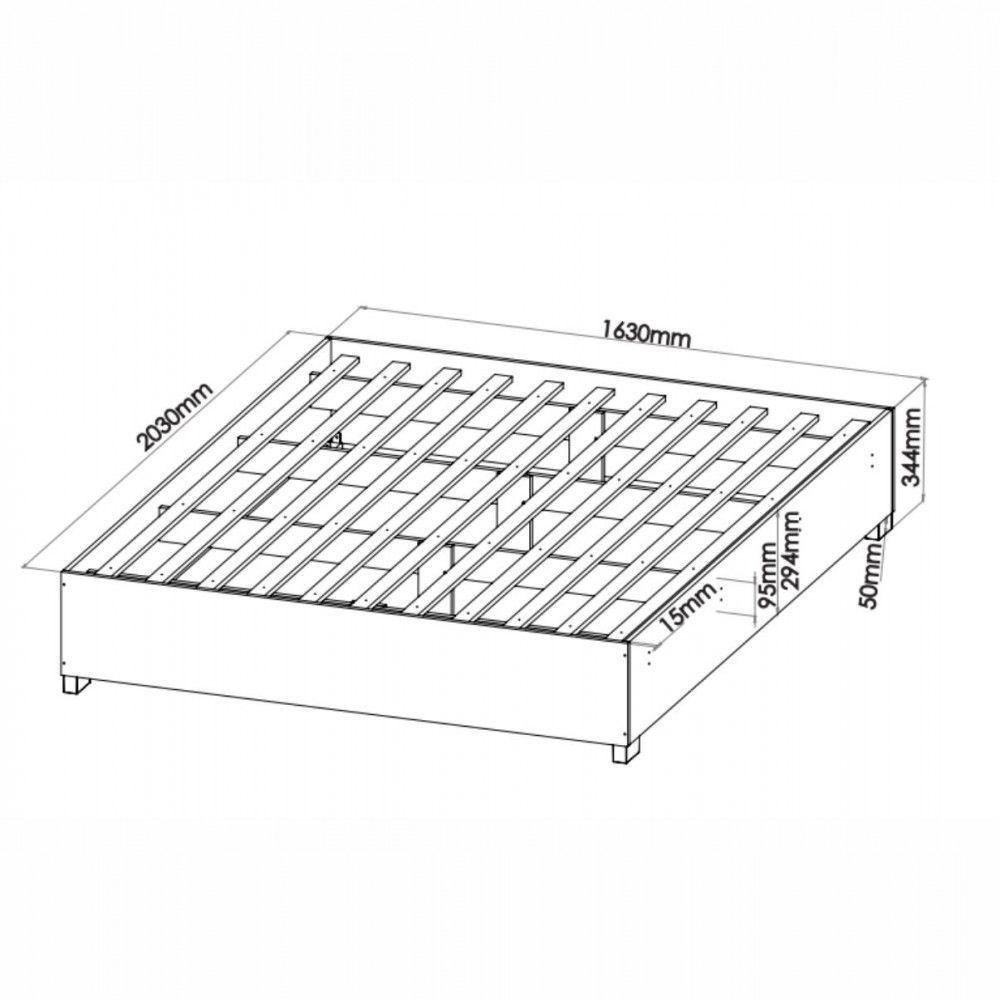 Base Cama Box Queen Imperatriz com Pés Preto Viero Preto - 2