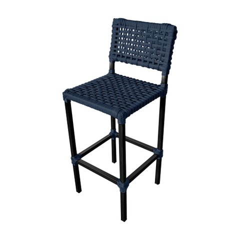 Banqueta Aluminio com Corda Naútica Area Externa Gourmet