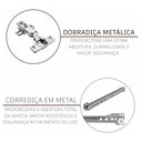 Ver imagem 7 de Cozinha Modulada Compacta Fidelitá Mariana 4 Peças 240cm 12 Portas 2 Gavetas com Tampo