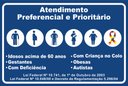 Ver imagem 1 de Placa Atendimento Preferencial e Prioritário 30x20 Ps