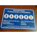 Ver imagem 3 de Placa Atendimento Preferencial e Prioritário 30x20 Ps