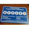 Placa Atendimento Preferencial e Prioritário 30x20 Ps - 3