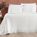 Ver imagem 1 de Cobre Leito Nobless Casal Padrão 03 Peças - Off White