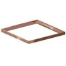Porta Grelha Elleve Quadrado 100mm Red Gold Linear - 1