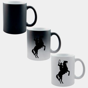 Caneca Mágica Fosca 325ml Y1 Boiadeiro Montando Laco Umbanda