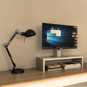 Ver imagem 2 de Suporte de Mesa Ergônomico para Monitor Branco 50x20x12cm