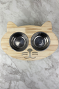 Ver imagem 3 de Comedouro Elevado Ergonômico – Gato - Pé Médio 43x30x14