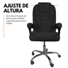 Cadeira de Escritório Presidente Soft Reclinável Ergonômica - Preto - 2 - 4