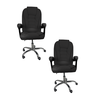 Cadeira de Escritório Presidente Soft Reclinável Ergonômica - Preto - 2 - 6
