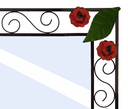 Ver mais imagens de Moldura de Espelho em Ferro Colorida com Flores Artesanais Para Banheiro Libertas Rosas Artesanato E