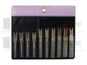 Ver imagem 1 de Kit Limas Diamantada Profissional Flexíveis C/ 10 Peças para Lapidadora - #600