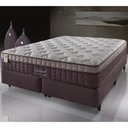 Ver imagem 2 de Cama Box King Marrom + Colchão Molas Ensacadas Detroit Visco Gel Pillow In 158x198x68cm