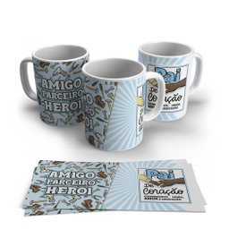 Caneca de Porcelana Dia dos Pais 15 - 4