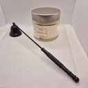 Ver imagem 3 de Abafador de Vela Apagador de Vela Aromática 140gr Cera Coco:dourado