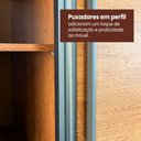 Ver imagem 2 de Guarda Roupa Hanover 02 Pts Flutuantes 100 MDF com 1 Espelho - Mademarcs